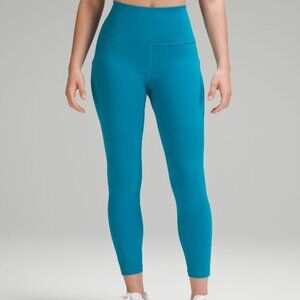 Lululemon Wunder Train Leggings with Pockets Size 4 |Hawaiian Blue